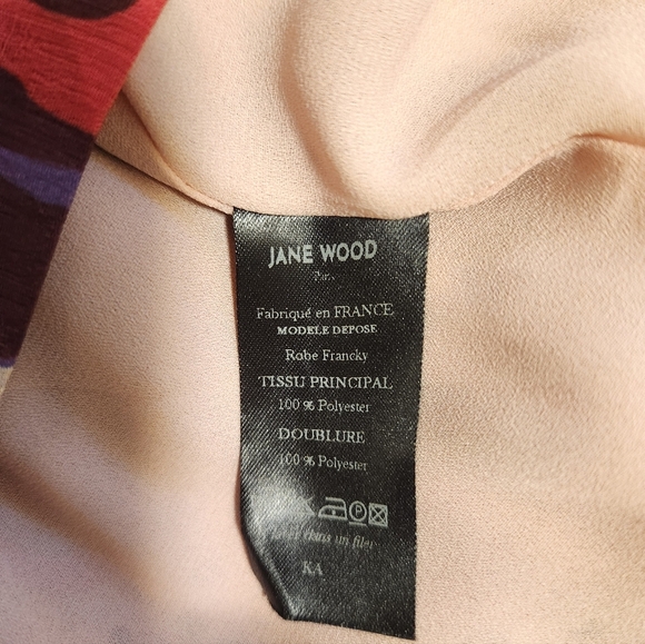 NWT Jane Wood Beautiful Wrap Dress Size 38 - Picture 2 of 10